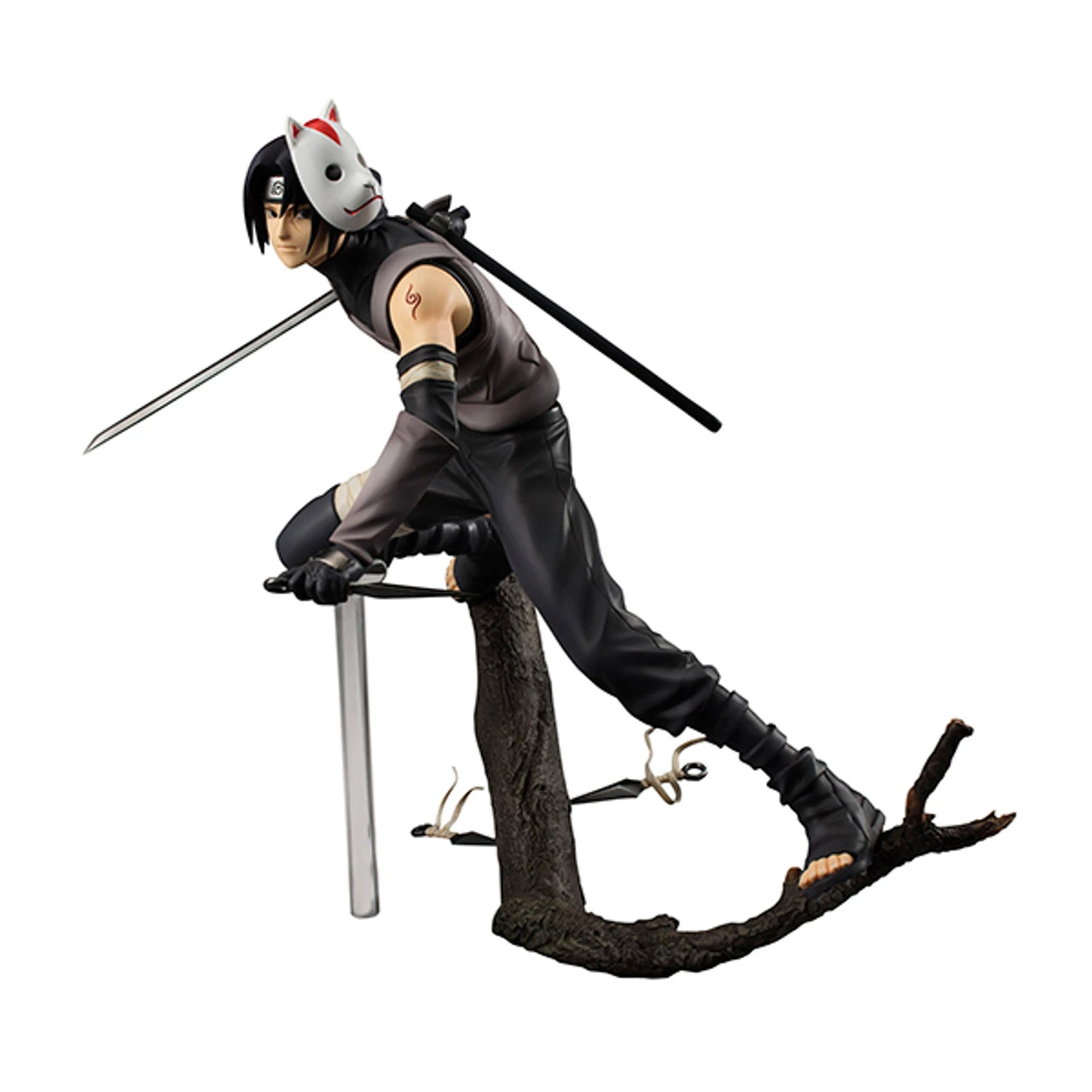 MegaHouse G.E.M.Series NARUTO Shippuden Uchiha Itachi Ver. ANBU 1/8 PVC Figure - Image 3