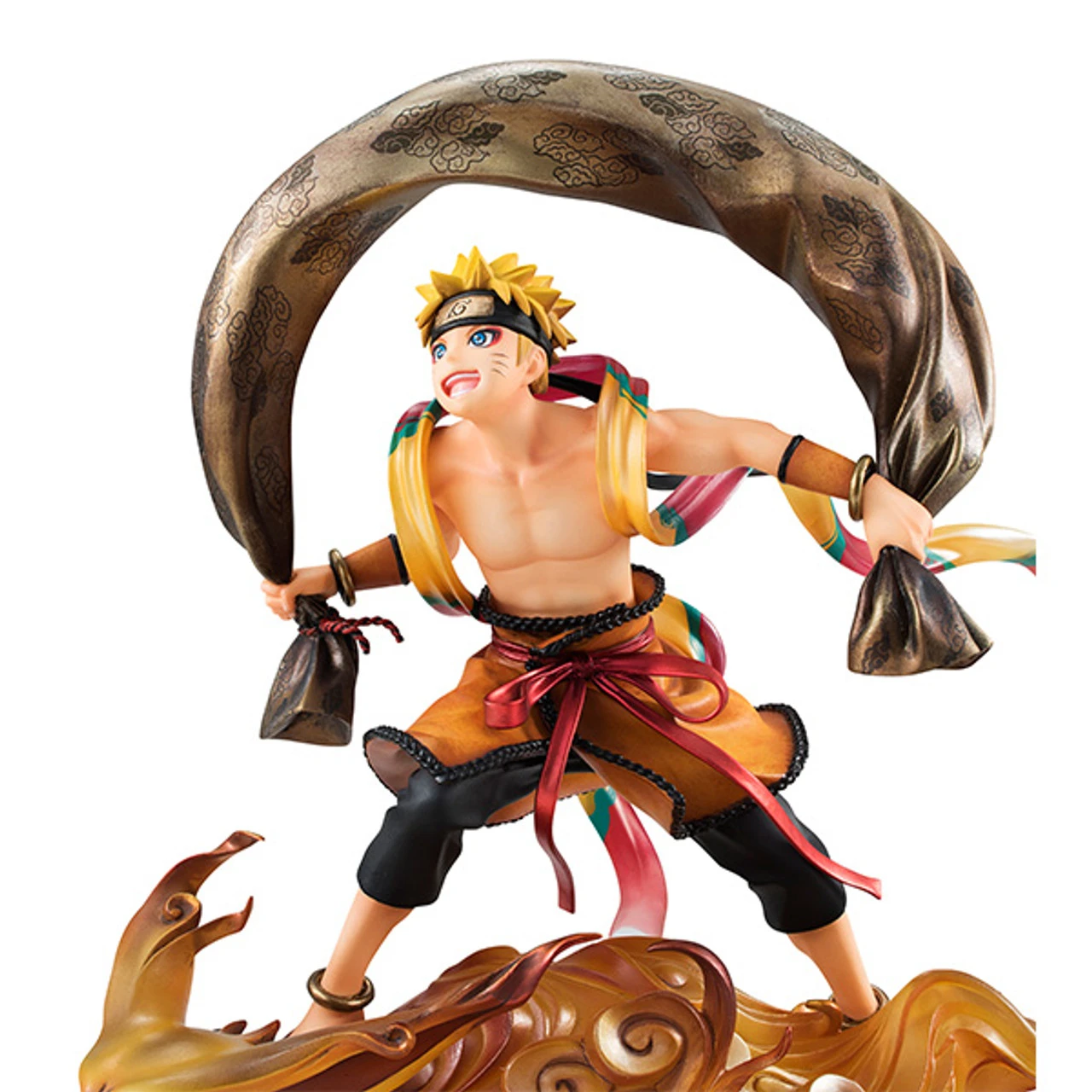 MegaHouse G.E.M. Series Remix Naruto Shippuden Uzumaki Fujin & Sasuke Uchiha Raijin SET PVC Figure (Completed) - Image 7