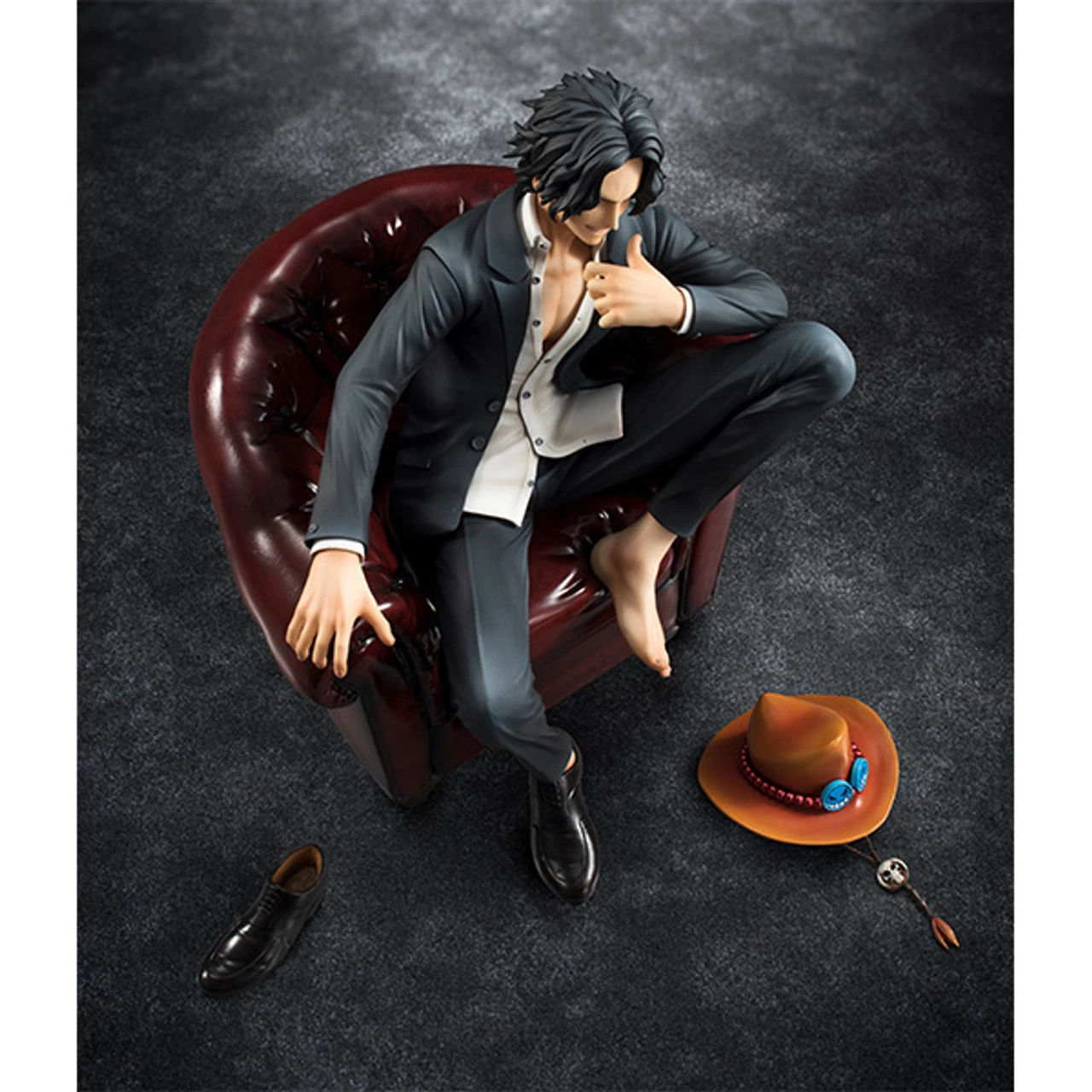 MegaHouse Portrait.Of.Pirates One Piece S.O.C Portgas D Ace 1/8 PVC Figure (Completed) - Image 5