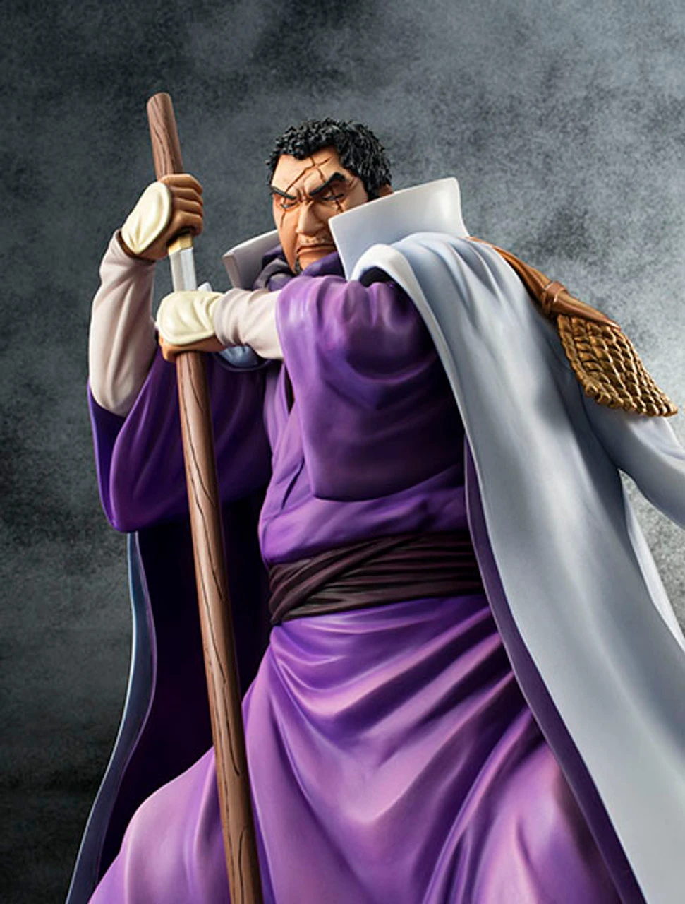 MegaHouse Excellent Model Portrait.Of.Pirates One Piece Sailing Again Navy Headquarters General Fujitora Isshou 1/8 PVC Figure - Image 3