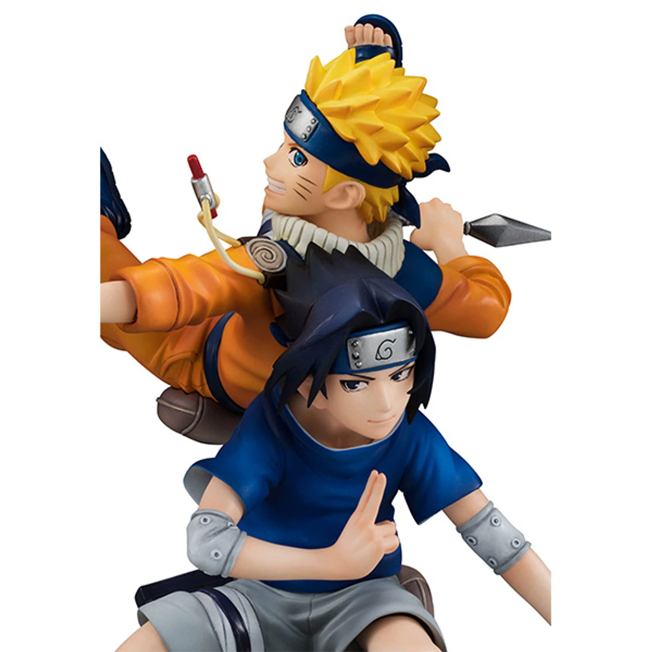 MegaHouse G.E.M. Series Remix Naruto Shippuden Uzumaki Naruto & Sasuke PVC Figure - Image 9