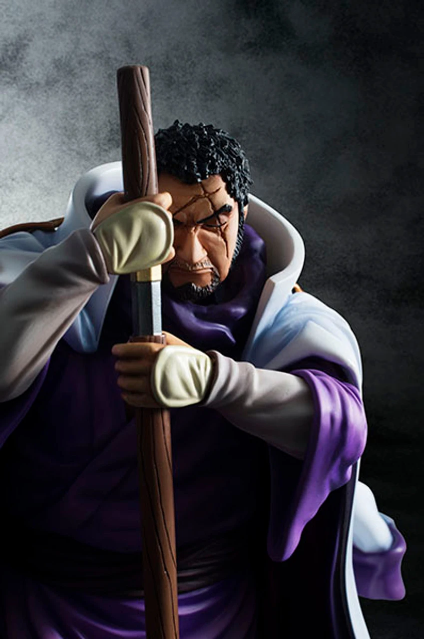 MegaHouse Excellent Model Portrait.Of.Pirates One Piece Sailing Again Navy Headquarters General Fujitora Isshou 1/8 PVC Figure - Image 8