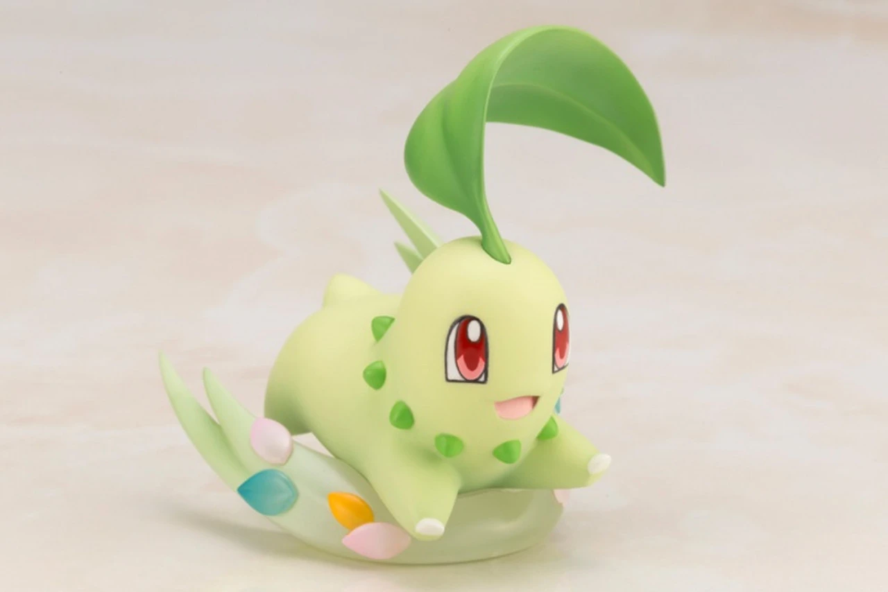 Kotobukiya ARTFX J Pokemon - Lyra(Kotone) With Chikorita 1/8 PVC Figure - Image 9