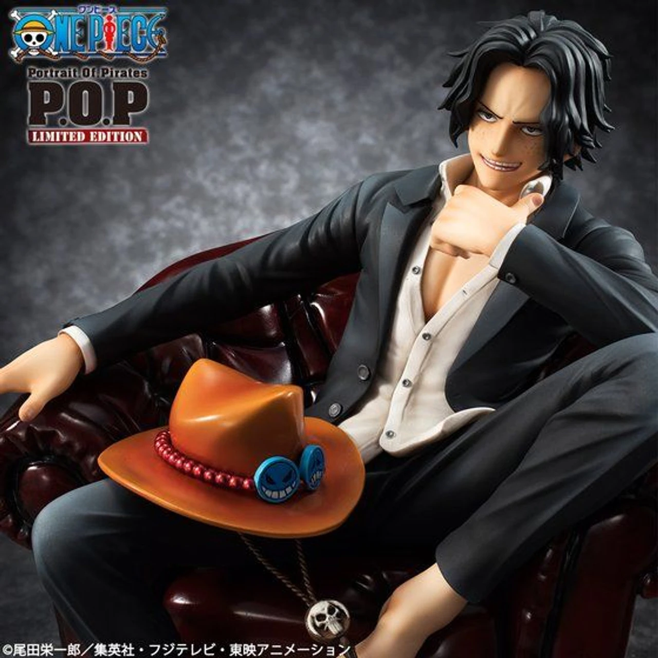MegaHouse Portrait.Of.Pirates One Piece S.O.C Portgas D Ace 1/8 PVC Figure (Completed)