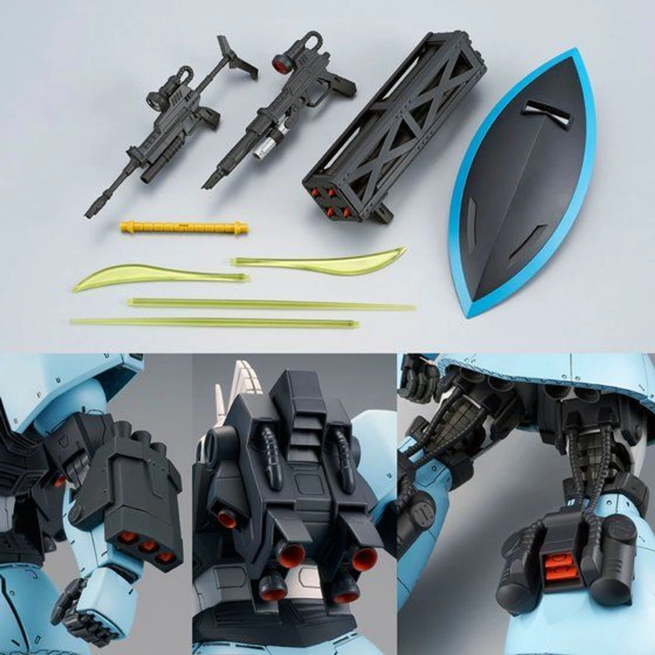 Bandai MG 1/100 MS-14BR Uma Lightning's Gelgoog High Mobility Type Plastic Model ( MAY 2018 ) - Image 9