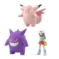 Bandai Pokemon Scale World Kantor Leaf & Clefable & Gengar ( DEC 2019 )