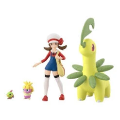 Bandai Pokemon Scale World Johto Region Kotone & Bay Leaf & Natu & Smoochum (Shokugan)