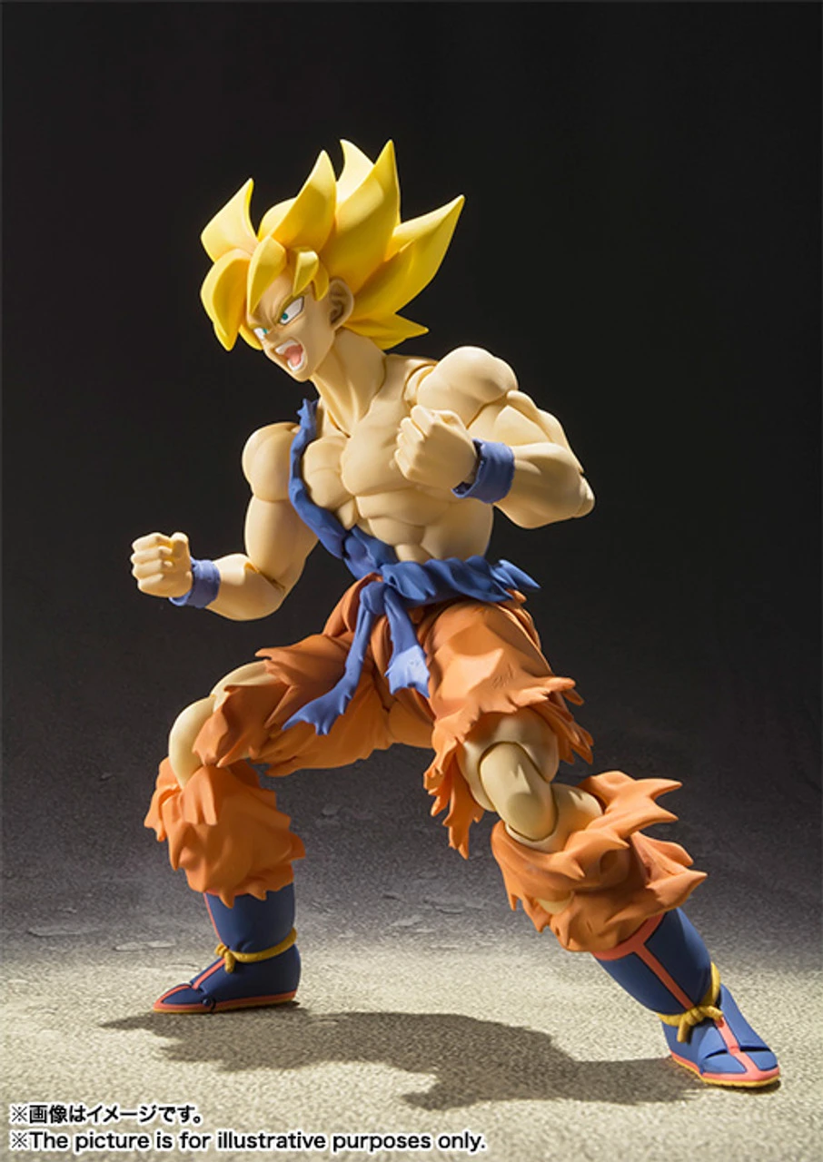 Bandai S.H.Figuarts Super Saiyan Son Gokou Super Warrior Awakening Ver Action Figure ( REISSUE )
