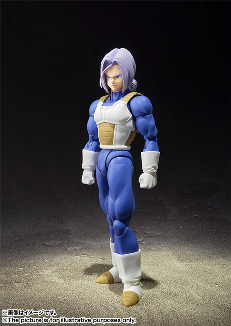 Bandai S.H.Figuarts Super Saiyan Trunks Warrior Action Figure - Image 4