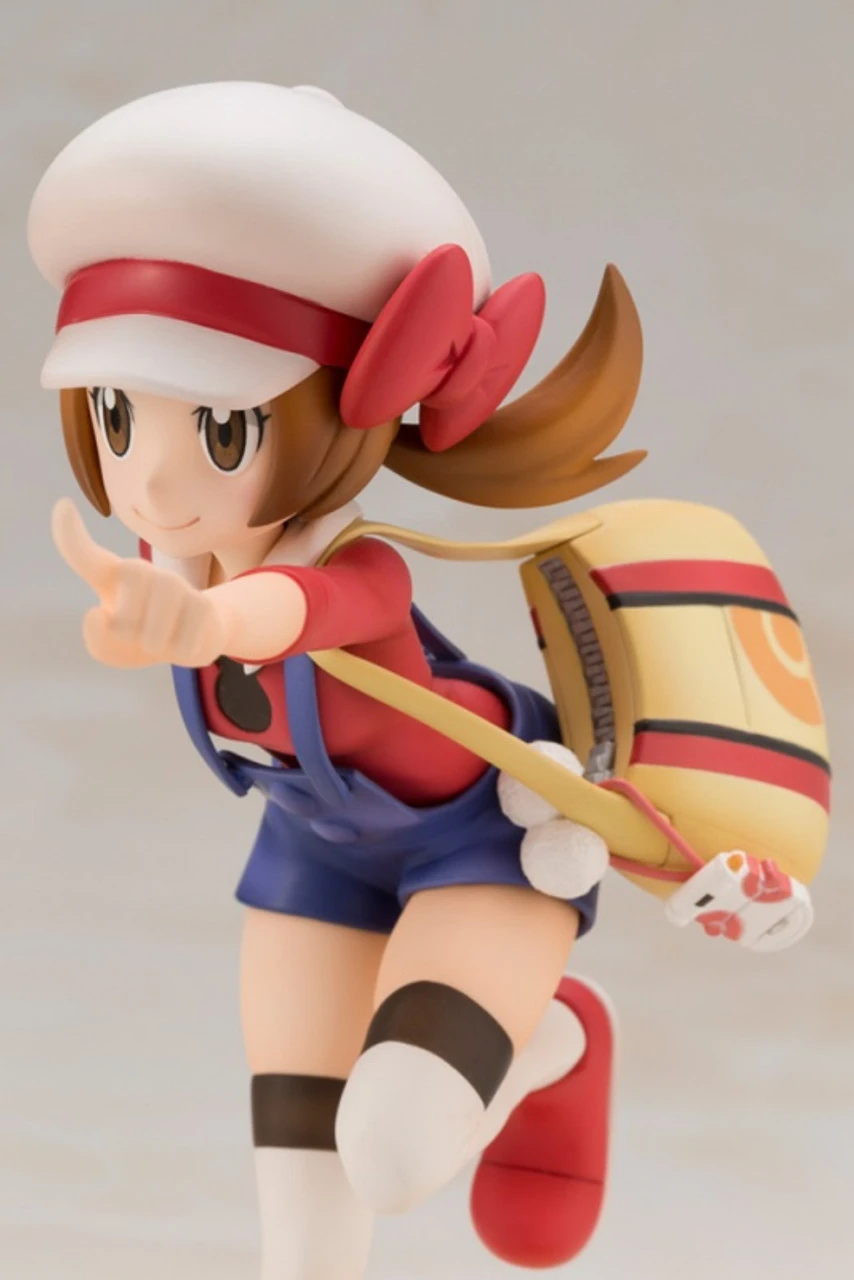 Kotobukiya ARTFX J Pokemon - Lyra(Kotone) With Chikorita 1/8 PVC Figure - Image 7