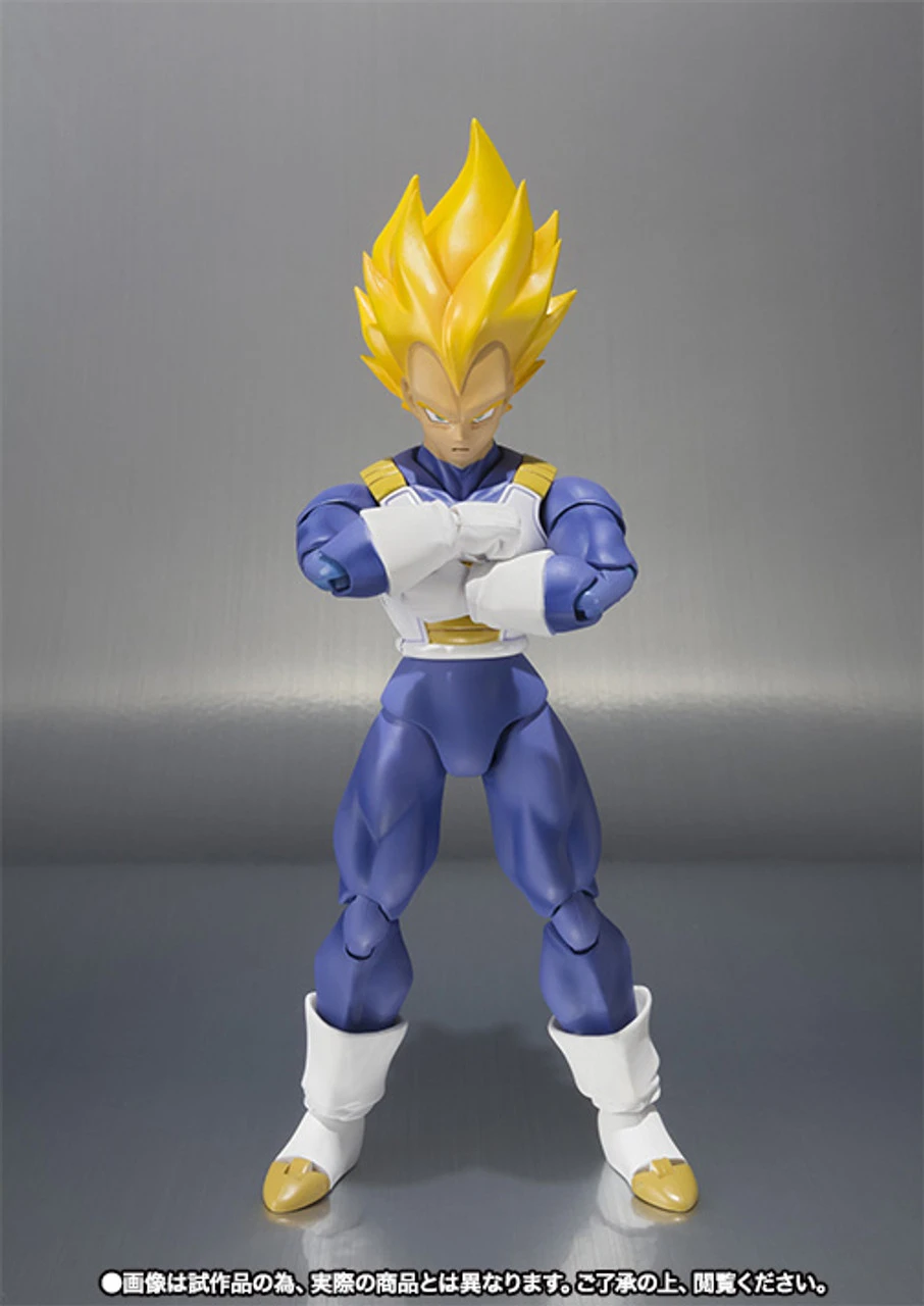 Bandai S.H.Figuarts Super Saiyan Vegeta Premium Color Edition Action Figure - Image 2