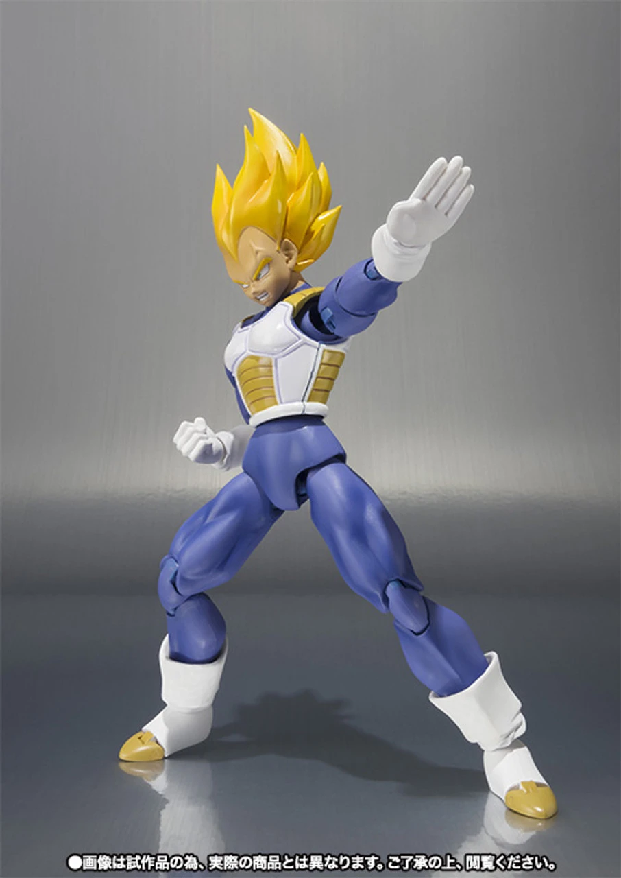 Bandai S.H.Figuarts Super Saiyan Vegeta Premium Color Edition Action Figure - Image 3