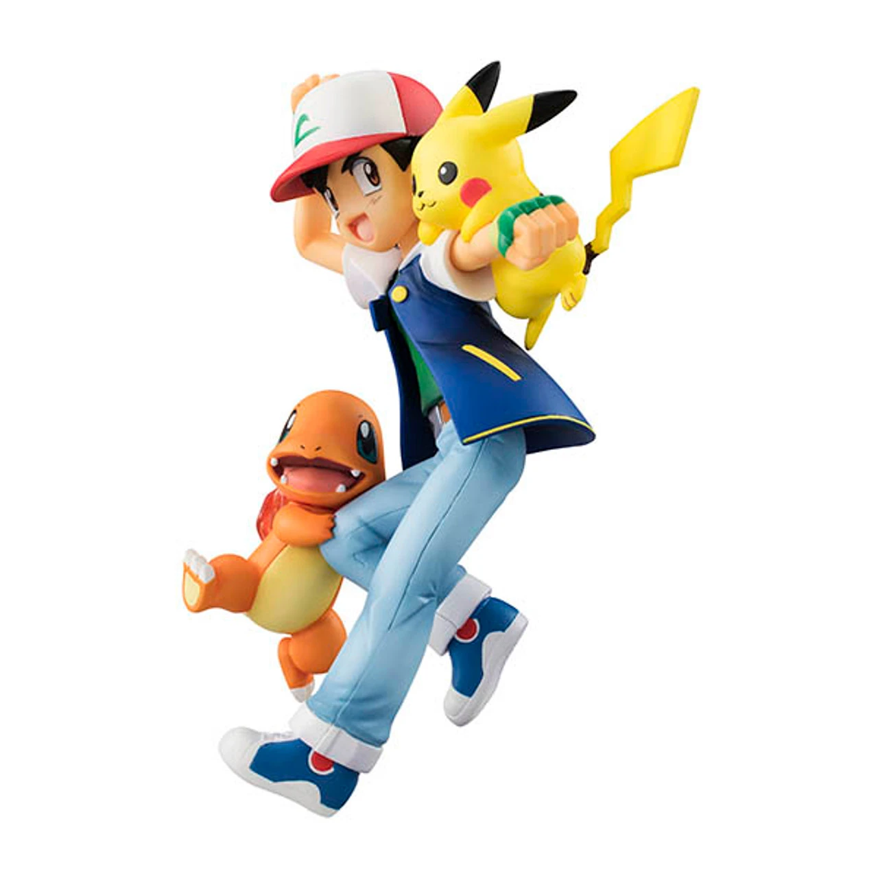 MegaHouse G.E.M. Series Pokemon Ash Ketchum&Pikachu&Charmander PVC Figure - Image 3