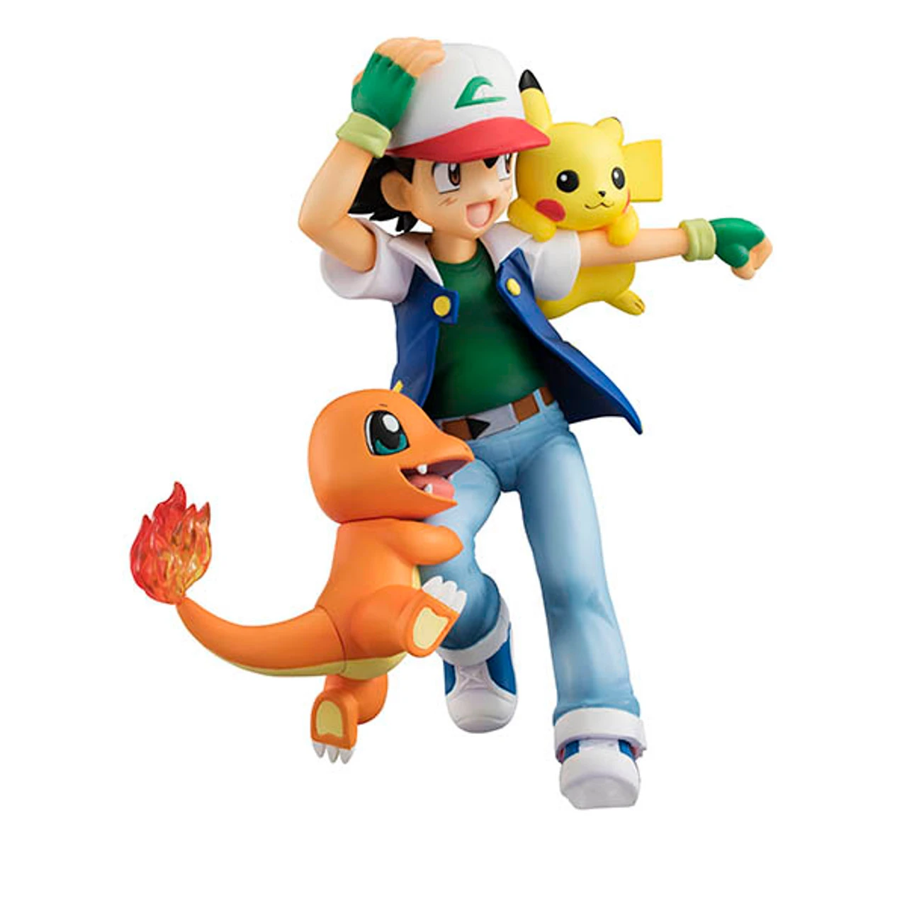 MegaHouse G.E.M. Series Pokemon Ash Ketchum&Pikachu&Charmander PVC Figure - Image 4