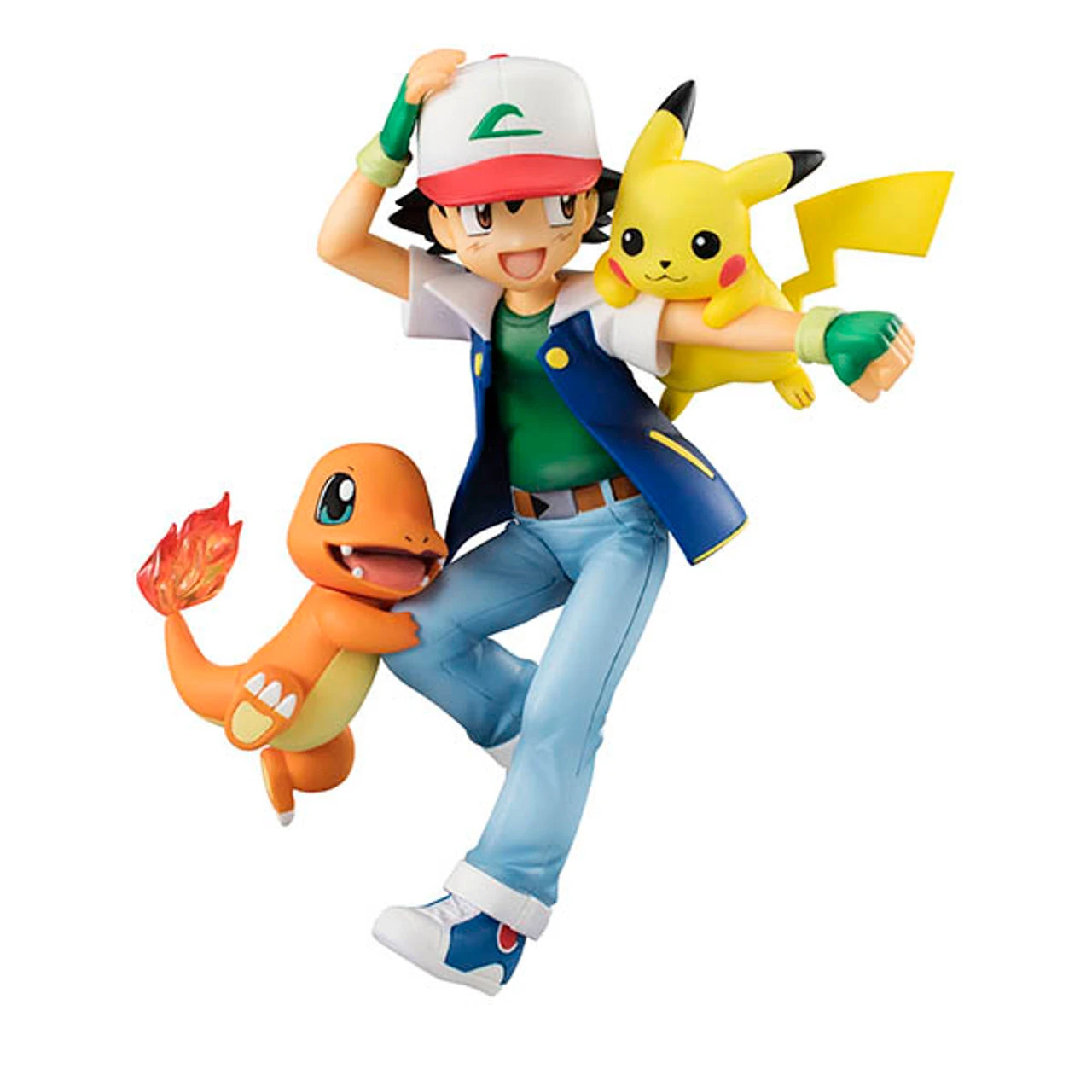MegaHouse G.E.M. Series Pokemon Ash Ketchum&Pikachu&Charmander PVC Figure - Image 6