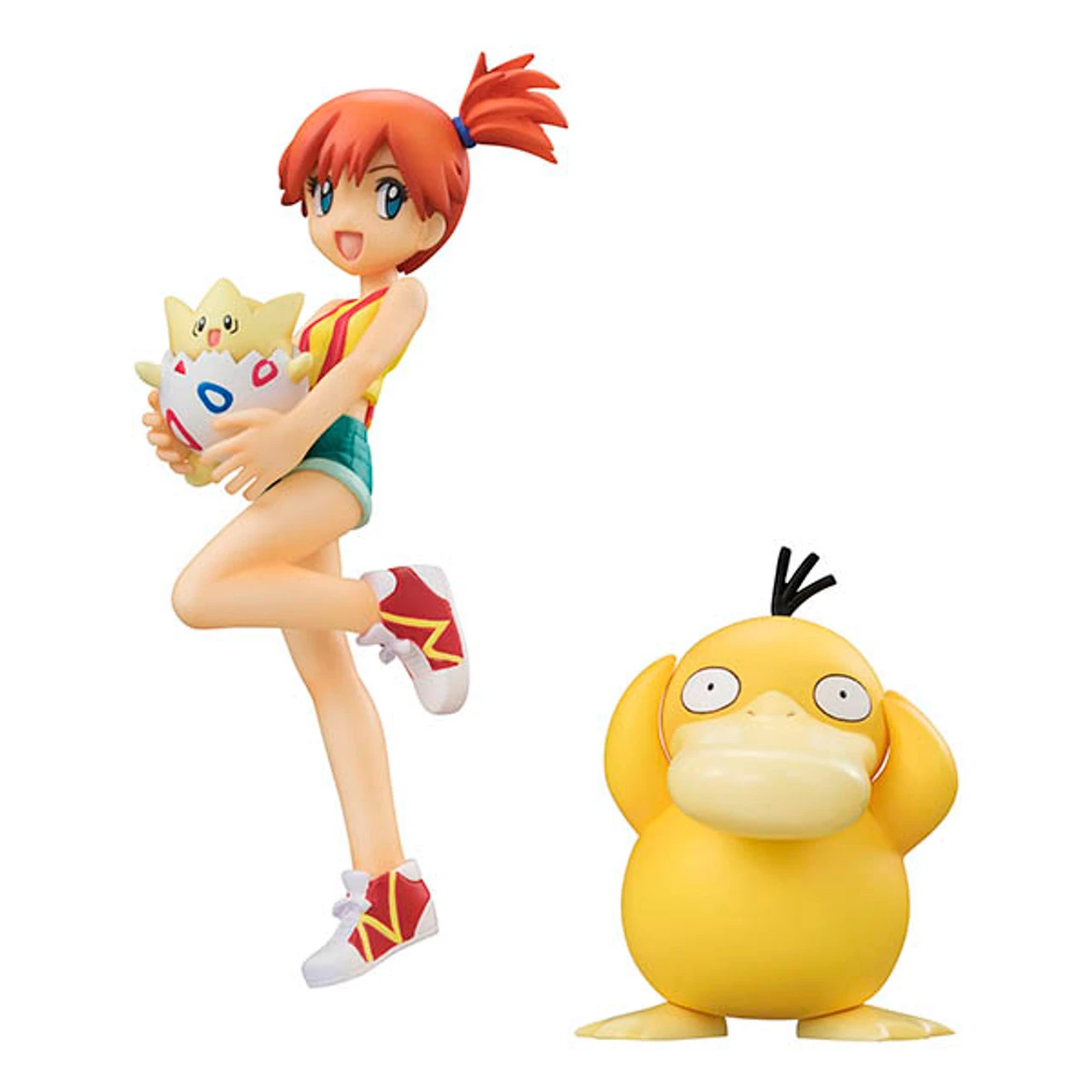 MegaHouse G.E.M. Series Pokemon Misty&Togepi&Psyduck PVC Figure