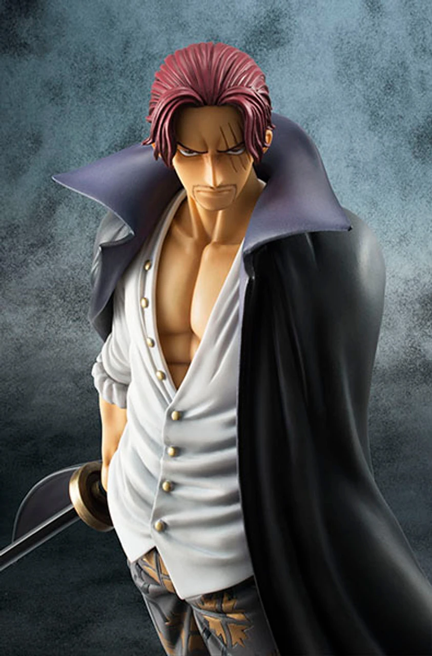 MegaHouse Portrait.Of.Pirates One Piece Series NEO-DX RedHair Shanks 1/8 PVC Figure (Encore) - Image 3