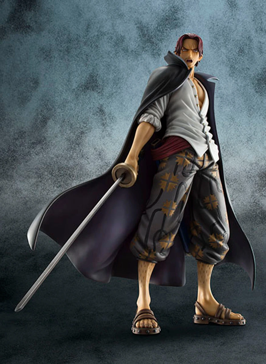 MegaHouse Portrait.Of.Pirates One Piece Series NEO-DX RedHair Shanks 1/8 PVC Figure (Encore) - Image 5