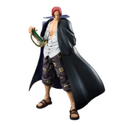 MegaHouse Variable Action Heroes One Piece Series Red Haired Shanks W/Bonus Action Figure