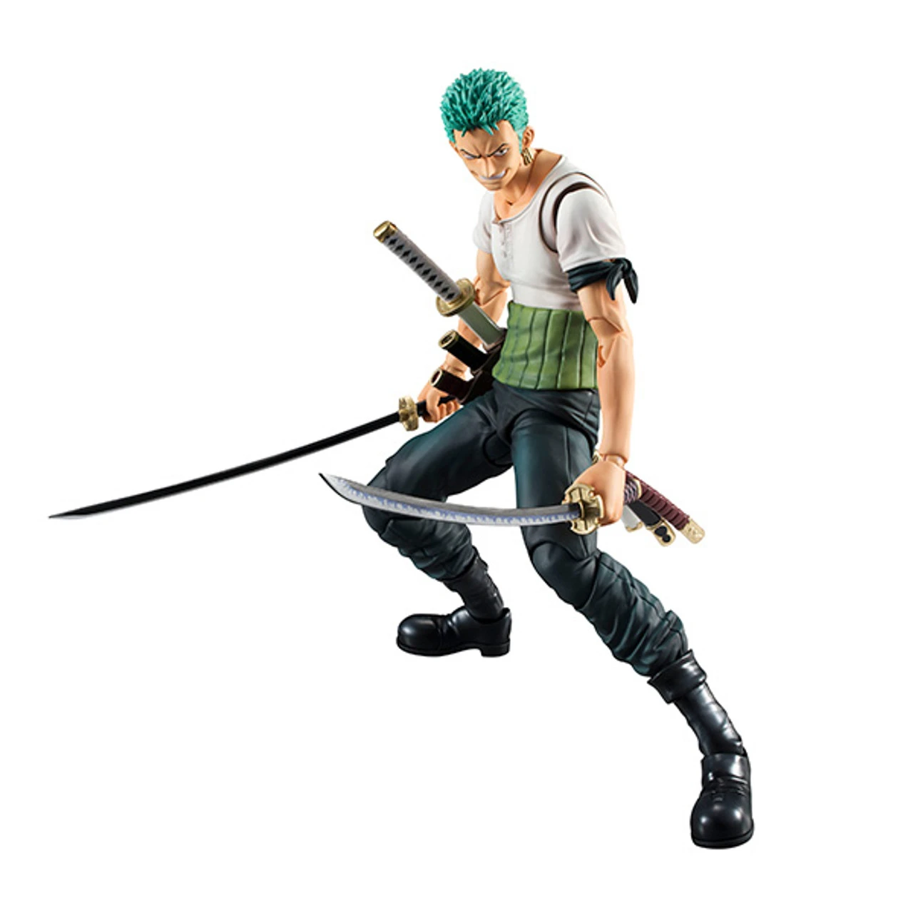 MegaHouse Variable Action Heroes One Piece Series Roronoa Zoro Past Blue W/Bonus Action Figure - Image 4