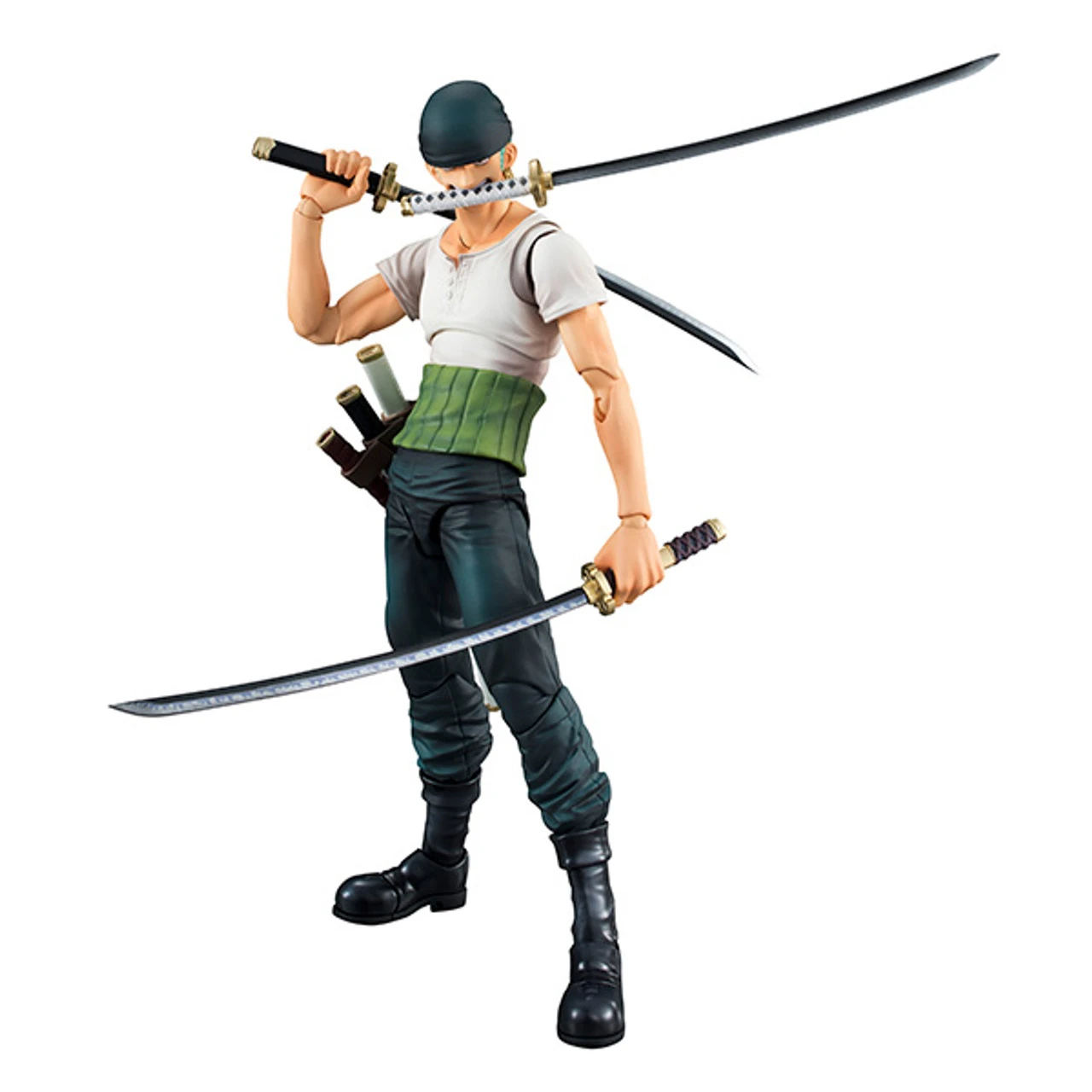 MegaHouse Variable Action Heroes One Piece Series Roronoa Zoro Past Blue W/Bonus Action Figure - Image 8