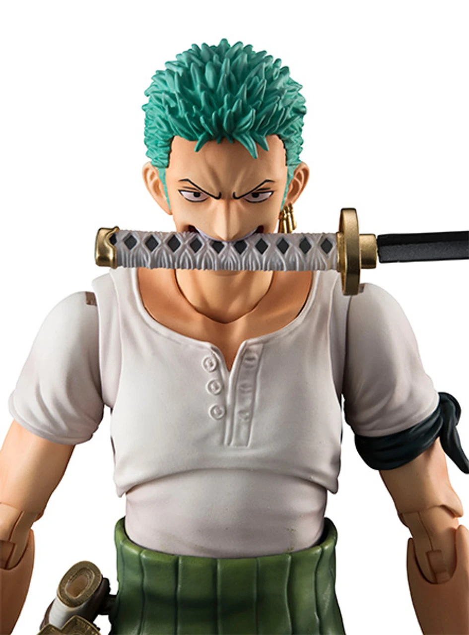 MegaHouse Variable Action Heroes One Piece Series Roronoa Zoro Past Blue W/Bonus Action Figure - Image 12