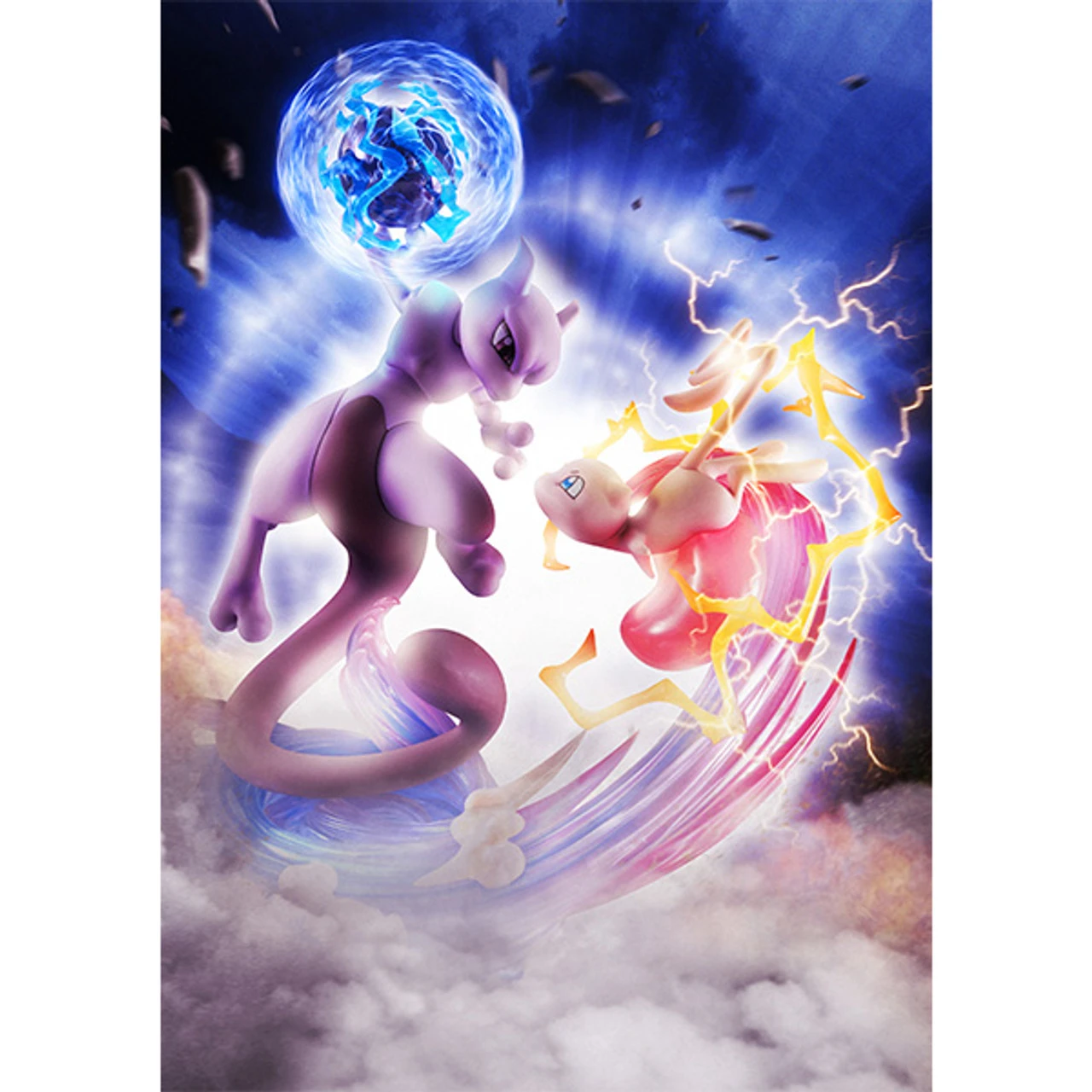 MegaHouse G.E.M. Series Pokemon Mew & Mewtwo PVC Figure ( DEC 2019 ) - Image 6
