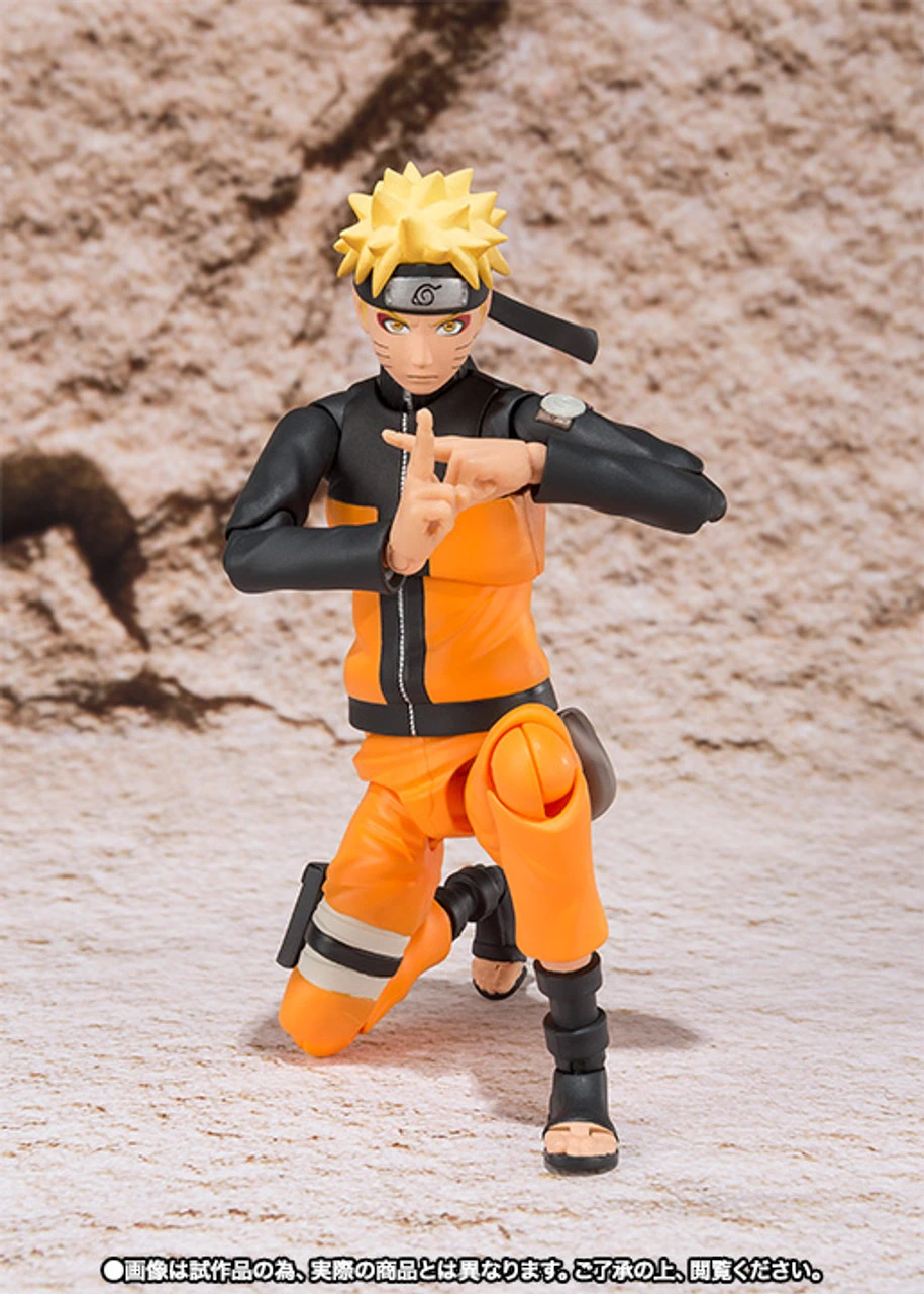 Bandai S.H.Figuarts Naruto Shippuden Uzumaki Sennin Mode Action Figure - Image 3