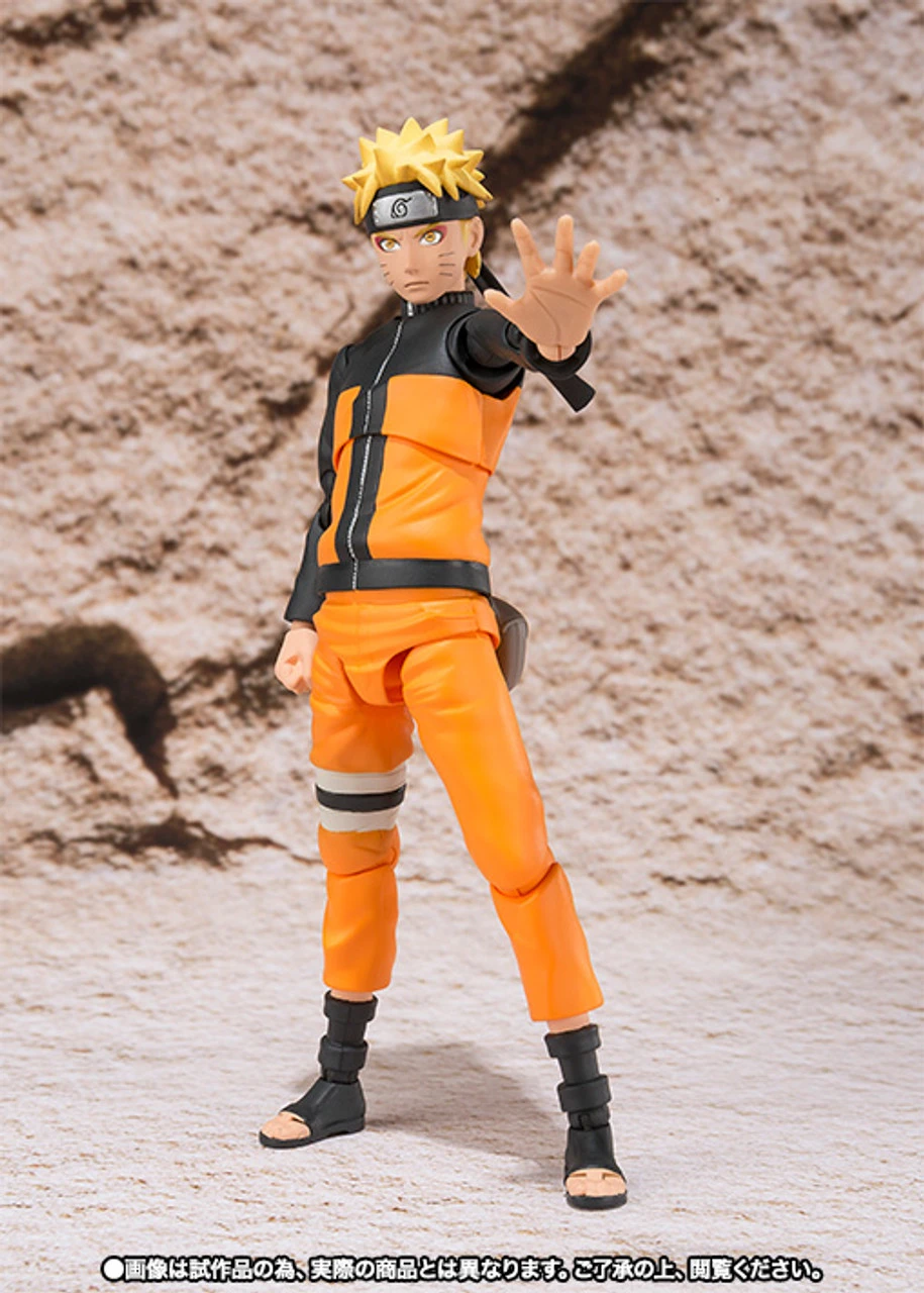 Bandai S.H.Figuarts Naruto Shippuden Uzumaki Sennin Mode Action Figure - Image 4