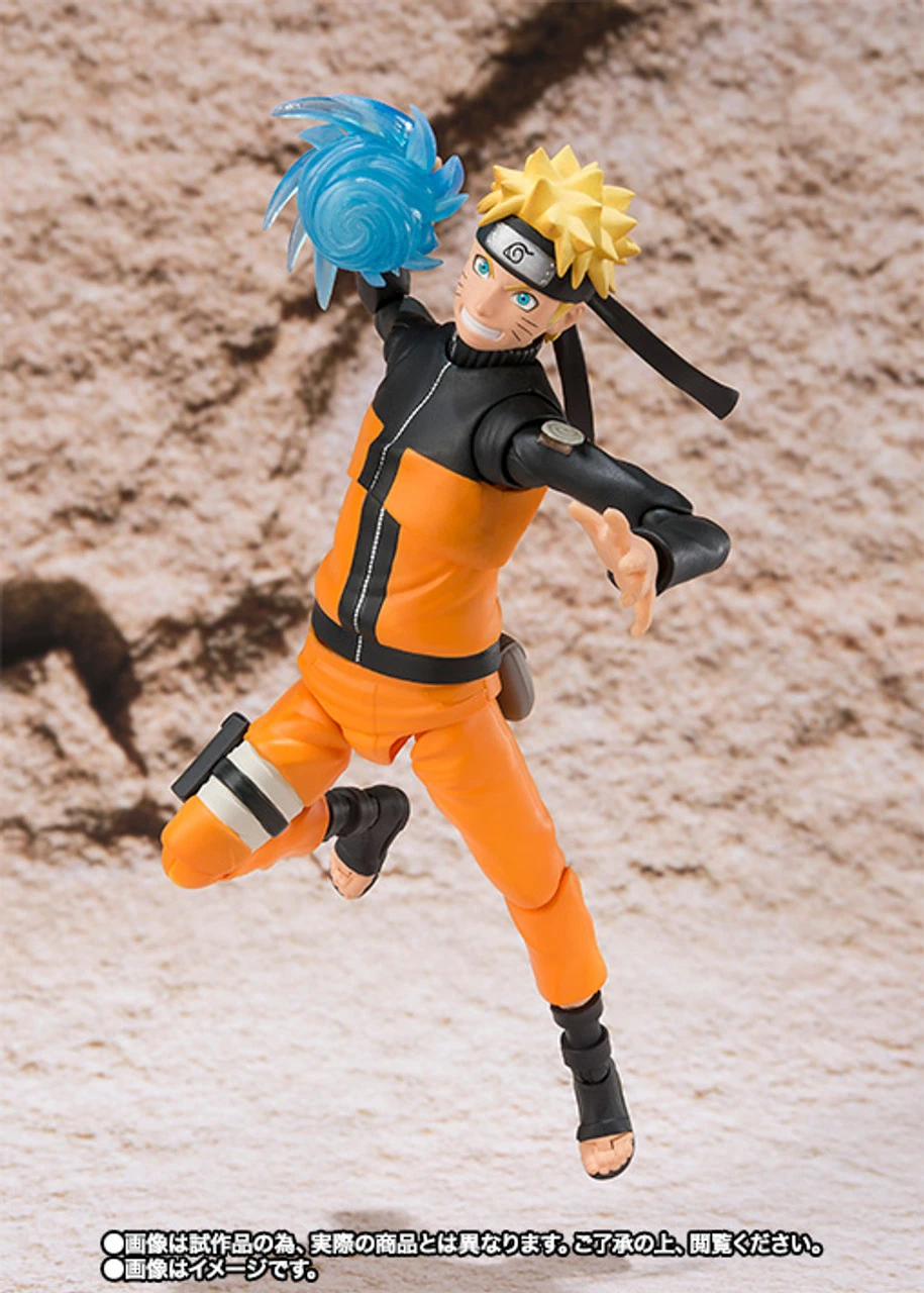 Bandai S.H.Figuarts Naruto Shippuden Uzumaki Sennin Mode Action Figure - Image 6