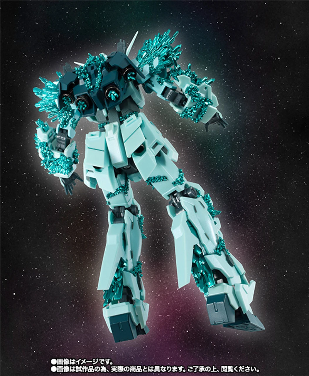 Bandai Robot Spirits SIDE MS Unicorn Gundam (Crystal Body Ver.) Action Figure - Image 5