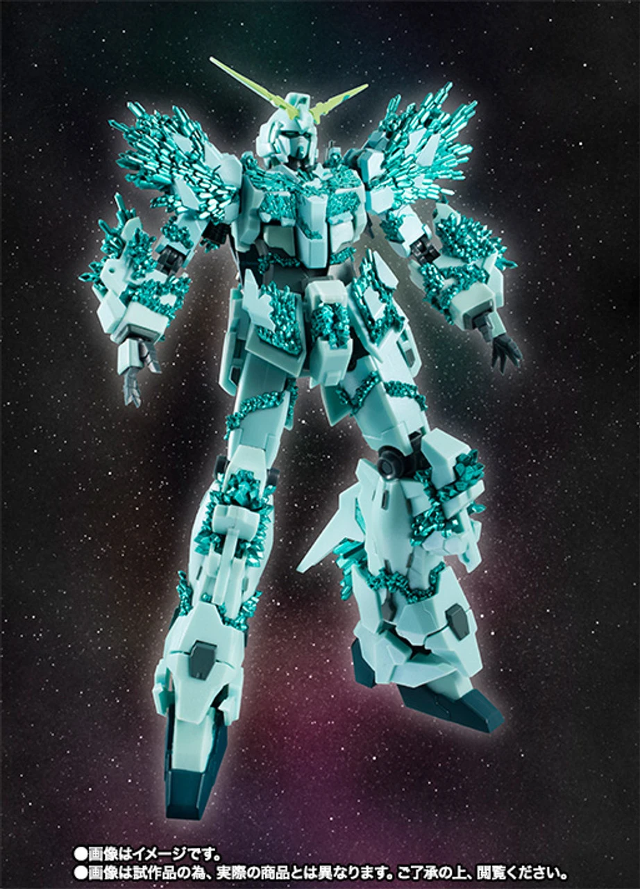 Bandai Robot Spirits SIDE MS Unicorn Gundam (Crystal Body Ver.) Action Figure - Image 6