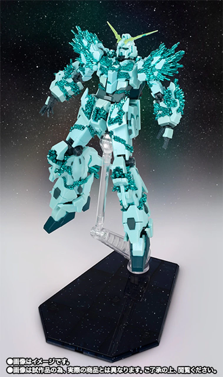 Bandai Robot Spirits SIDE MS Unicorn Gundam (Crystal Body Ver.) Action Figure - Image 7