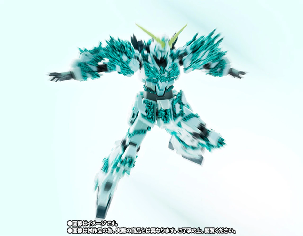 Bandai Robot Spirits SIDE MS Unicorn Gundam (Crystal Body Ver.) Action Figure - Image 9