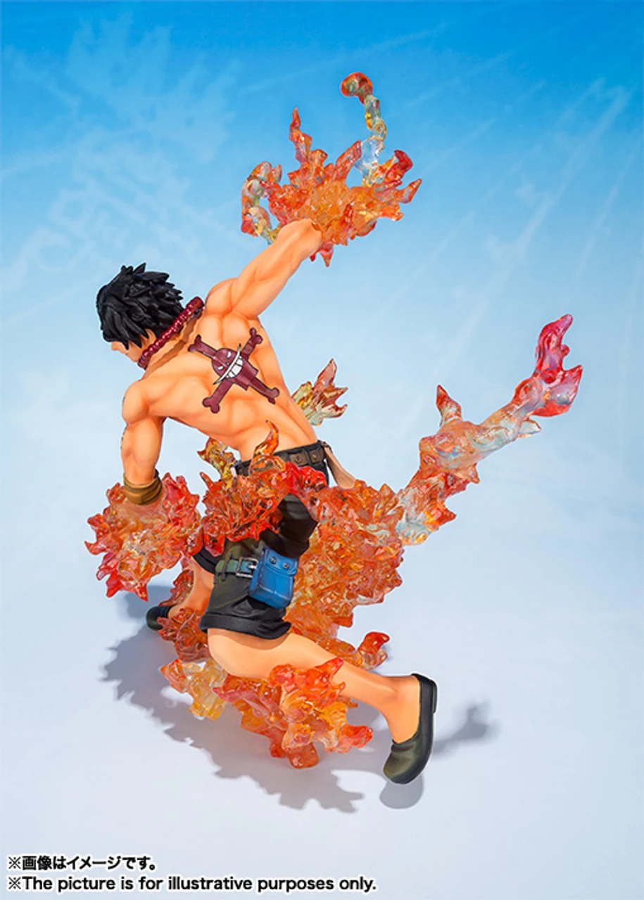 Bandai Figuarts Zero Portgas D Ace -Brother's Bond- PVC Figure - Image 3