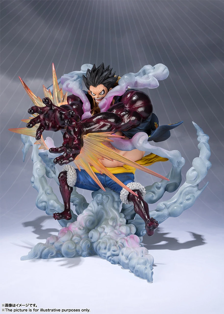 Bandai Figuarts Zero One Piece - Monkey D. Luffy Gear 4 -Leo Bazooka- PVC Figure - Image 2