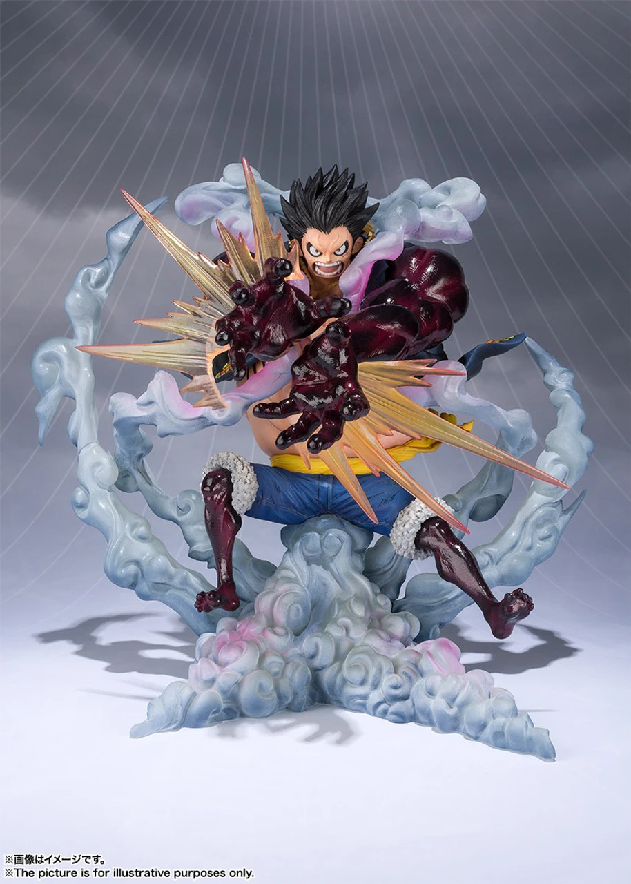Bandai Figuarts Zero One Piece - Monkey D. Luffy Gear 4 -Leo Bazooka- PVC Figure - Image 5