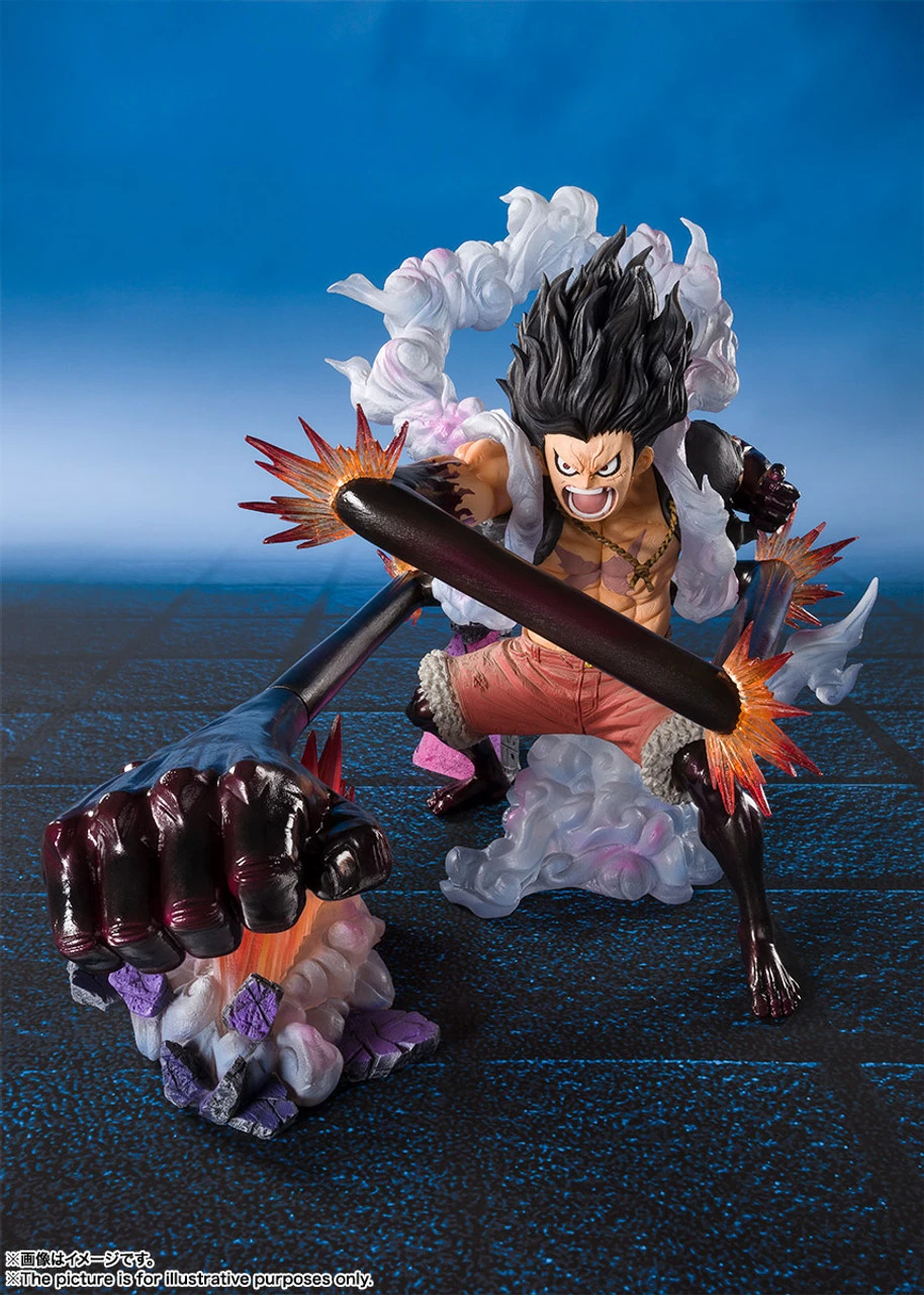 Bandai Figuarts Zero One Piece - Monkey D. Luffy Gear 4 -Snakeman Ouda- PVC Figure - Image 3