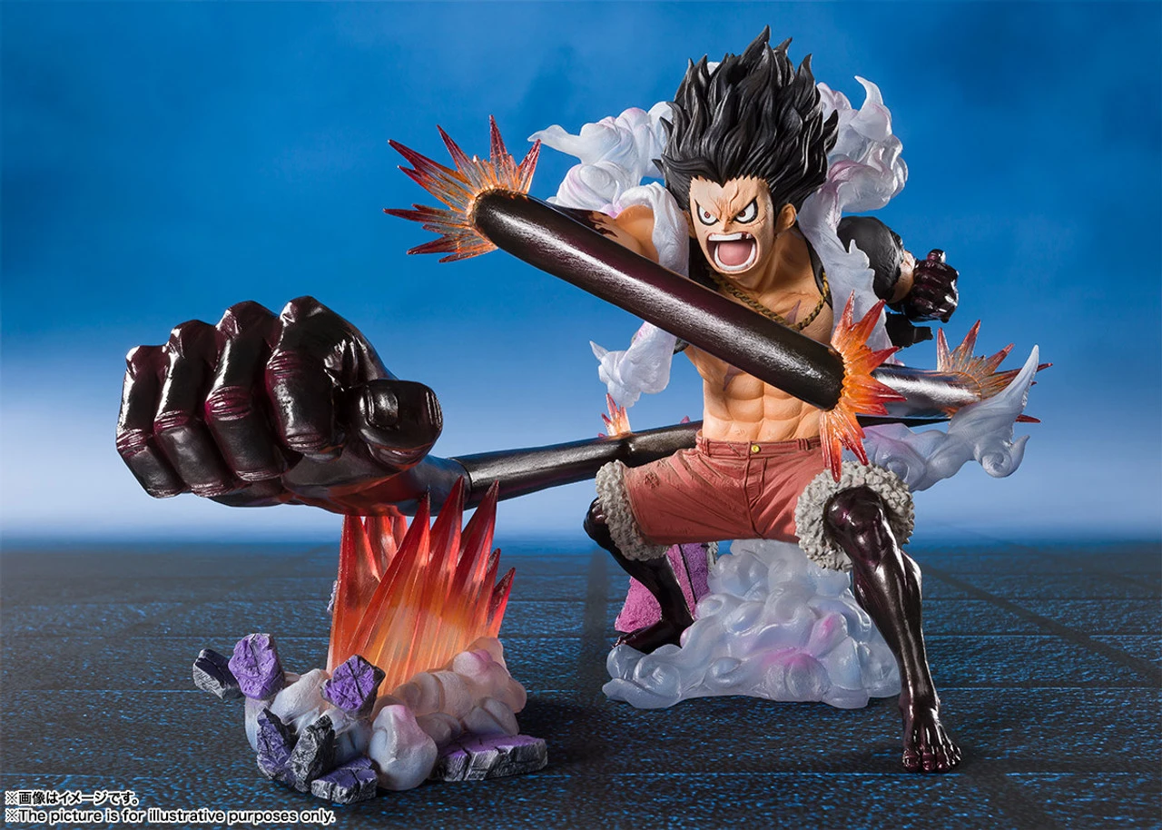 Bandai Figuarts Zero One Piece - Monkey D. Luffy Gear 4 -Snakeman Ouda- PVC Figure - Image 4