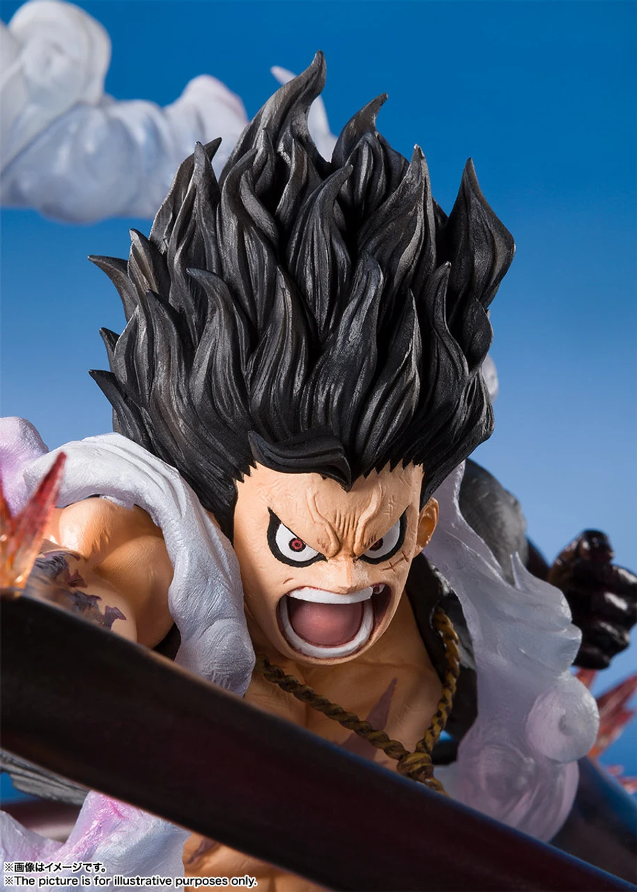 Bandai Figuarts Zero One Piece - Monkey D. Luffy Gear 4 -Snakeman Ouda- PVC Figure - Image 6